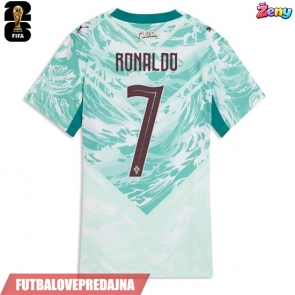 Lacne Ženy Futbalové dres Portugalsko Cristiano Ronaldo #7 MS 2026 Krátky Rukáv - Preč